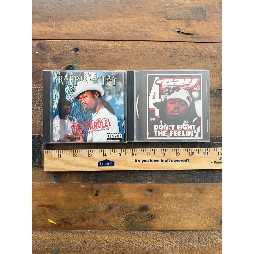 Rappin' 4-Tay CD Lot Off Parole & Don't Fight the Feelin' West Coast Hip Hop